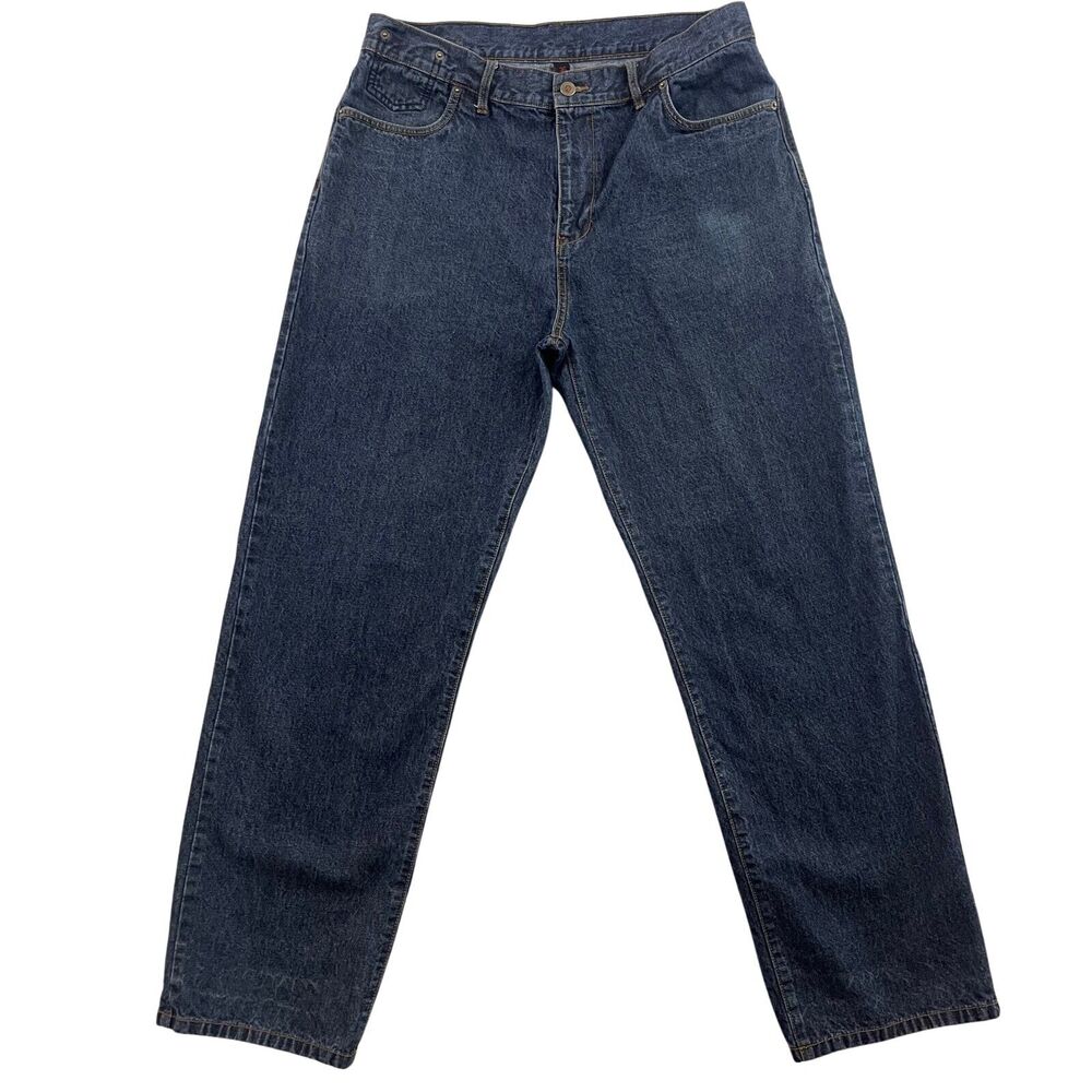 Hurley Jeans Mens 36X31 Blue Relaxed Bootcut Y2K Skater 90’s Wide Leg Vintage